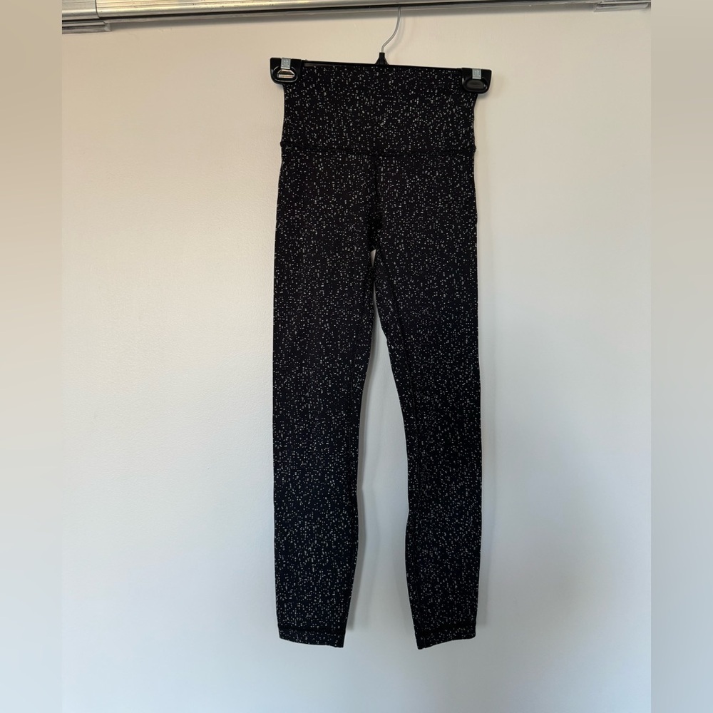 lululemon athletica Black Speckled Leggings